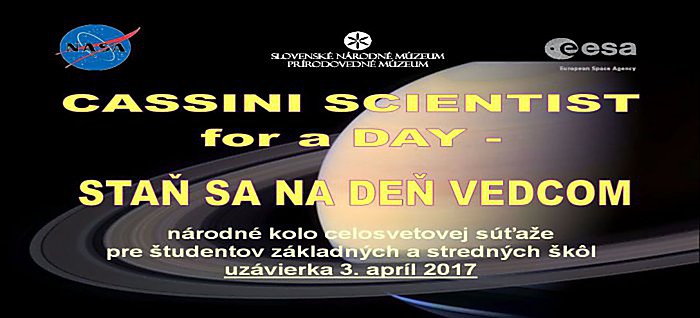 CASSINI Scientist for a Day - Staň sa na deň vedcom